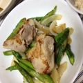 みほきのこ's cooksnap of when they made 塩麹漬け鶏肉とアスパラの炒めもの.