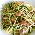 totttty's cooksnap of when they made 味ぽんで♪豆苗と豚肉の焼きそば.