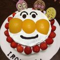 トトロ168's cooksnap of when they made 子供にオススメ★アンパンマンケーキ.