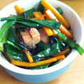 Yumiko12's cooksnap of when they made にらと塩こんぶのピリ辛炒め.