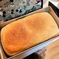 はひゅたもあ's cooksnap of when they made 正角食パン(120mm型用)HB1斤にも.