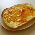 ねっちゃんっ's cooksnap of when they made ＊ピーナッツクリームチーズトースト＊.