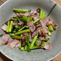 柴犬のお顔☆'s cooksnap of when they made アスパラベーコン.