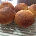いぬさち's cooksnap of when they made 不思議味！HBで生姜＆味噌の丸パン♪.