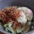 めuめ's cooksnap of when they made たまごのおかず☆レンチン玉ねぎ温玉乗っけ.