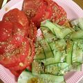 かいきち君's cooksnap of when they made ＊簡単＊トマトと胡瓜の中華サラダ＊.