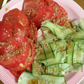かいきち君's cooksnap of when they made ＊簡単＊トマトと胡瓜の中華サラダ＊.