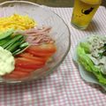 あやじよん☆'s cooksnap of when they made さっぱり豚シャブサラダ♪.