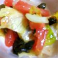 kouyaママ's cooksnap of when they made 中華風！レタス、トマト、ワカメのサラダ.