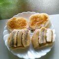umebotan's cooksnap of when they made 大好き★バナナピーナッツサンド.