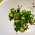 yagakao's cooksnap of when they made レンジであと一品★オクラの簡単和え物.