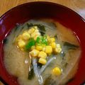 おぶうさま's cooksnap of when they made お味噌汁ちょこっとアレンジ♪コーン入り♪.