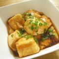 ‘rioka’'s cooksnap of when they made 揚げてない?ジャン！簡単揚げ出し豆腐.