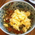 Akalkot's cooksnap of when they made とろりんチンゲン菜のトロトロマヨ卵のせ.