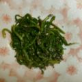 白いぐれーぷ's cooksnap of when they made 春菊の胡麻たっぷり和え.