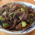 きたになおき's cooksnap of when they made 牛肉ときゅうりのyaku膳炒め.