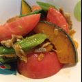 おやつこんぶ's cooksnap of when they made ぽくぽく炒めー豚とかぼちゃとトマトー.