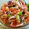 onefineday's cooksnap of when they made イカと夏野菜の和風マリネ.
