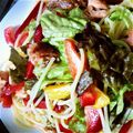 きりとり's cooksnap of when they made レモンさっぱり☆焼鮭のサラダスパゲッティ.