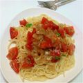 Ruri03's cooksnap of when they made 濃厚であっさり！トマトde冷製パスタ.