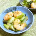 taruママ's cooksnap of when they made チンゲン菜と海老の薬膳オイスター炒め.