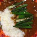 ぽっちゃん29's cooksnap of when they made オクラかぼちゃ茄子トマトの野菜カレー.