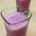 NAGANO久留米's cooksnap of when they made パイナップル＆ラズベリーの豆乳スムージー.
