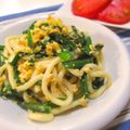Marrietty's cooksnap of when they made 手抜きのニラ玉焼きうどん.