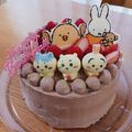 シナモンミルクティー's cooksnap of when they made チョコ♪デコレーションケーキ♪.