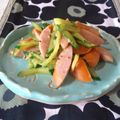 kururin18's cooksnap of when they made 青菜とウインナーの醤油麹炒め.