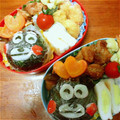 ｍｉ☆ｋａｎ's cooksnap of when they made 簡単 キャラ弁 「くまもん♡」.