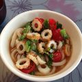 フィフティパパ's cooksnap of when they made 冷やしうどん.