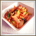 masabagel's cooksnap of when they made ザーサイとキムチの白菜マヨネーズ炒め.