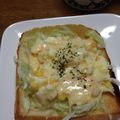 YUKIKI☆'s cooksnap of when they made 半熟たまごソースとろ〜りキャベツサラダ.