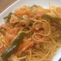 くもジロー's cooksnap of when they made 懐かしの簡単ナポリタン.