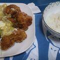 はりぃ☆'s cooksnap of when they made 鶏から揚げの卵あんかけ丼.