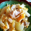 お帽子's cooksnap of when they made あまい！うまい！新玉ねぎの蒸し物　卵とじ.