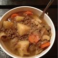 べあすき's cooksnap of when they made ミンチ肉じゃが.