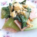 ﾌﾗﾝｸﾐｭｰﾗ's cooksnap of when they made チンゲン菜とハムの卵炒め.