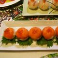 カナティーヌ's cooksnap of when they made パーティにも♪いくらとサーモンの手毬寿司.