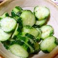 夢☆瑠's cooksnap of when they made きゅうりの浅漬け❤胡麻油風味.
