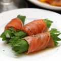 マユガリータ's cooksnap of when they made スモークサーモン・チーズ・青じその前菜風.