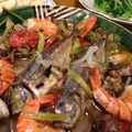 にしだぁ's cooksnap of when they made フライパンで簡単！アジのアクアパッツァ.