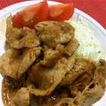 羽尼うに's cooksnap of when they made 豚ロースの生姜焼き☆(*^ω^*).