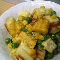 maruru-nn's cooksnap of when they made お弁当♪はんぺんとそら豆のカレーマヨ焼き.