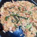 さきこ0224's cooksnap of when they made ニラと桜海老のオートミールチヂミ.