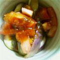 koyumix's cooksnap of when they made オイスターニンニク醤油でナスのお浸し.