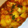 happymogu's cooksnap of when they made 鶏肉と♪皮付きジャガイモ♪の トマト煮.