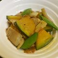 Hanna09's cooksnap of when they made 簡単！カボチャとベーコンのニンニク炒め.