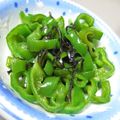 fuwavani's cooksnap of when they made ピーマン炒め.